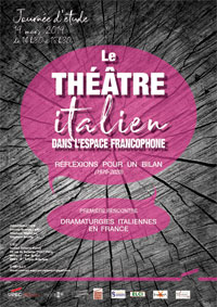 Journée études Dramaturgies italiennes en France