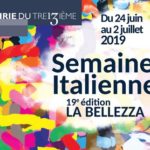 Che bellezza! La Semaine Italienne du 13e arrondissement revient – Edition 2019