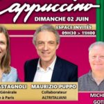 Cappuccino du 2 juin 2024 le podcast– Invités Irene Castagnoli et Maurizio Puppo