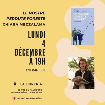 Rencontre à la Libreria Paris - Le nostre perdute foreste