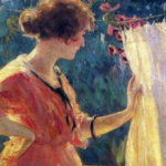 Un quadro per l’estate di Luiz Roberto Evangelista: Giornata d’estate di Georgina de Albuquerque