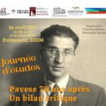 Pavese 70 ans après. Un bilan critique – 16 avril 2021 via zoom
