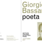 Giorgio Bassani poète – Nouvelles éditions – Colloque et soirée littéraire