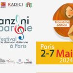 Festival Canzoni&Parole Paris 2024. La chanson d’auteur italienne en concerts et dans des lycées et collèges.