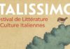 Italissimo 2021. Festival de littérature et culture italienne à Paris. Le programme.