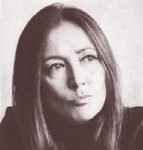 La giornalista Oriana Fallaci