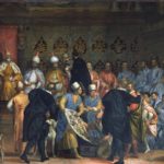 Gabriele Caliari - Il doge Marino Grimani riceve i doni degli ambasciatori persiani nel 1603