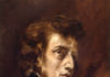 Frédéric Chopin. La Note bleue – exposition du bicentenaire. Musée de la Vie romantique, Paris. 1-Chopin_-_Delacroix_portrait_copie.jpg