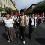 Lavoro e (è) Democrazia. La ricostruzione animata del quadro : Quarto Stato di da Volpedo