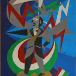 Il Futurismo di Marinetti e i marinetti del futuro: “A velocità moderata” Fortunato Depero, Marinetti temporale patriottico - Ritratto psicologico, 1924