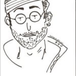 Lucio Dalla ci lascia, a modo suo Addio Lucio, vignetta di Emanuela De Siati