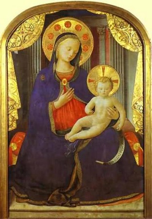 Vierge à l'enfant, Fra Angelico - Galleria Saubada, Turin