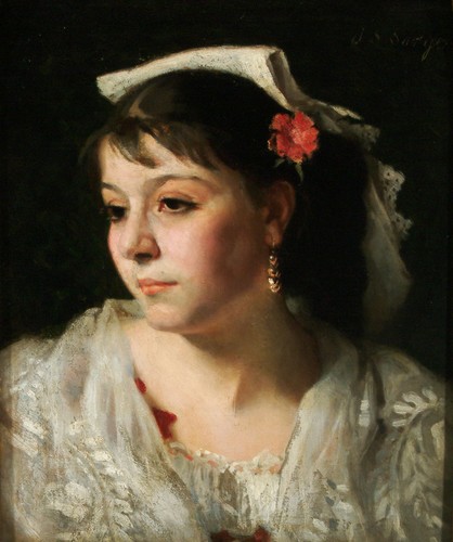 Una donna italiana della Ciociara, di John Singer Sargent, Canajoharie Art Gallery di New York