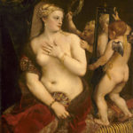Titien, Tintoret, Véronèse… Rivalités à Venise. Exposition au Louvre. Titien_Venus-au-miroir_Washington.jpg