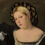 Bernardo Licinio - Ritratto di donna con balzo Credits: Gallerie del'l accademia di Venezia