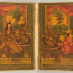La polemica di Petrarca e di Hafez contro i dialettici e la falsa scolastica _divan-of-hafiz-1842-doublures.jpg