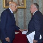 Giorgio Napolitano e Francesco Paolo Casavola al Quirinale