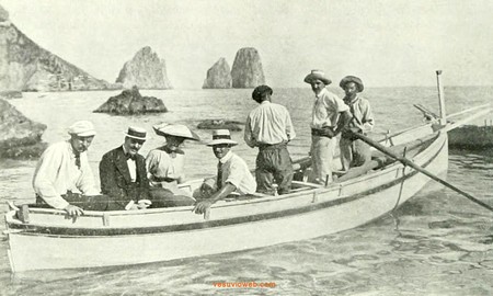 Maksim Gorkij e Roberto Bracco a Capri 1910
