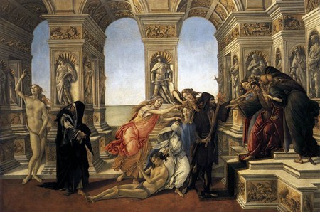 La calunnia di Apelle di Botticelli