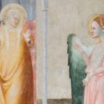 Da Giotto a Gentile. A Fabriano, una delle grandi mostre del 2014 in Italia. Maestro di Campodonico, Annunciazione (affresco staccato), Fabriano