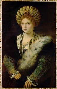 Isabella D'Este, ritratto di Tiziano