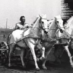 In mostra a Cinecittà Studios: 80 anni d’Italia, 80 anni di Cinecittà. L'attore Charlton Heston, magnifico protagonista del 'colossal' Ben Hur