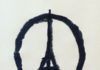 Stanca di guerre… De guerre(s) lasse. Peace for Paris (Paix pour Paris), il disegno simbolo di solidarietà concepito da Jean Jullien
