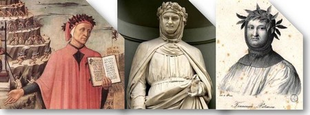Dante, Boccaccio, Petrarca
