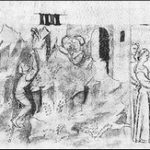 La tragedia di amore e morte - Ghismonda e Guiscardo (IV 1) - Paris, Bibliothèque Nationale de France, ms. It. 482