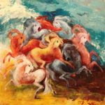 La pittura-poesia di Gianni Testa: La Divina Commedia. Gianni Testa, Cavalli