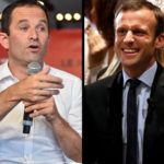 Hamon e Macron