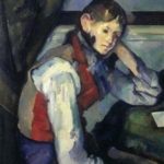 Ritrovato ‘Le garçon au gilet rouge’, il ciociarello di Cézanne. Jeune garçon au gilet rouge (1888-1889), de Cézanne, Fondation Bührle