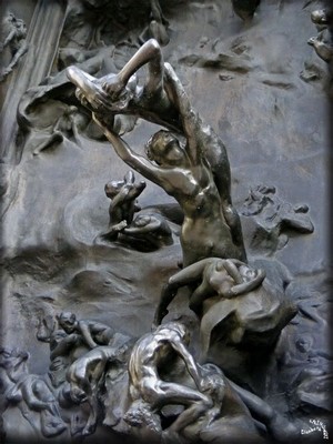 Je suis belle, di Rodin, particolare de la Porte de l'Enfer