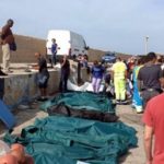 Des corps de migrants repêchés au large de Lampedusa, en Italie, le 03/10/13 (pool/CHINE NOUVELLE/SIPA)