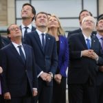 Les dirigeants de l'Otan réunis au sommet de Newport (Royaume-Uni), le 5 septembre 2014. (LEON NEAL / AFP)