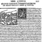 Figura 4 Giulio Cesare, "Commentari", Venezia, Agostino de Zannis, 1517.