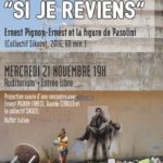 Ciné-conférence. Si je reviens. Ernest Pignon-Ernest e la figura di Pasolini #italie film #italie